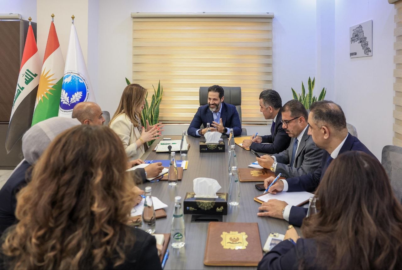 قوباد طالباني يبحث الحلول الجذرية والعاجلة لمشكلة تانجرو البيئية في السليمانية